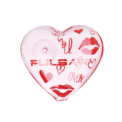 Pulsar XOXO Beaker Herb Pipe Duo | Heart-Shaped Hand Pipe
