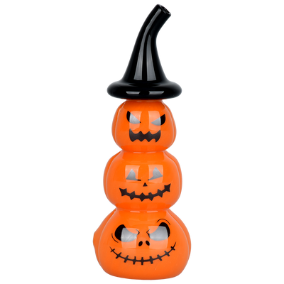 Pumpkin Pile Up Hand Pipe | Front View