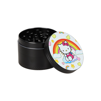 Rainbow Kitty Smoker's Travel Kit | 4 Piece Grinder