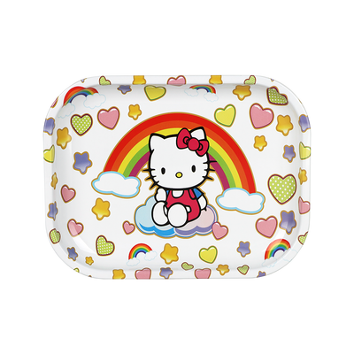 Rainbow Kitty Smoker's Travel Kit | Rolling Tray