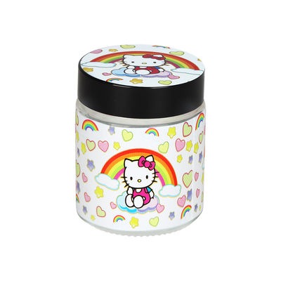 Rainbow Kitty Smoker's Travel Kit | Storage Jar