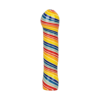 Rainbow Spirals Chillum | Top View