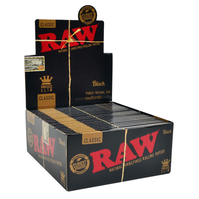 RAW Black Classic Rolling Papers | King Size