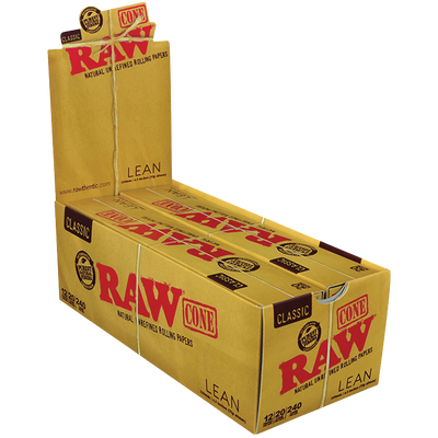 RAW Classic Lean Cones | Full Box