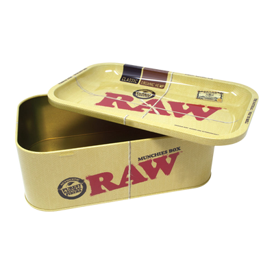 RAW Munchies Metal Storage Box | Open View