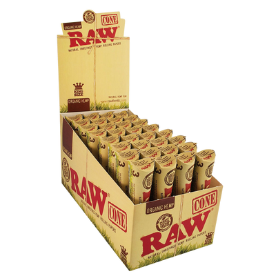 RAW Organic Pre-Rolled Cones | King Size