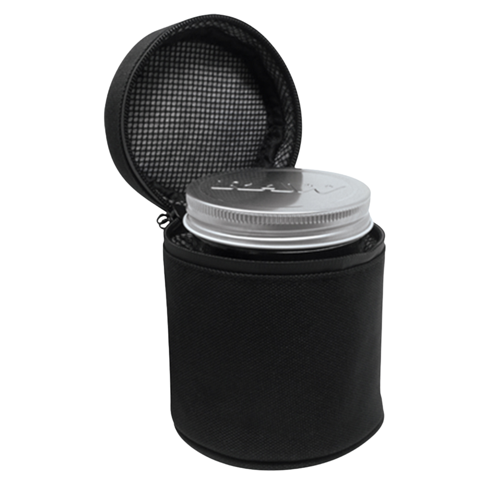 RAW Smell Proof Jar & Lockable Cozy | Open View