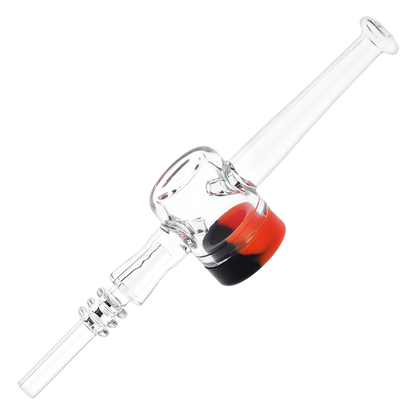Reclaimer Dab Straw | Quartz Tip | Red Black