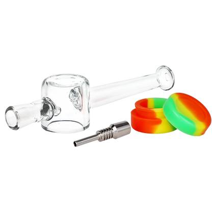 Reclaimer Dab Straw | Titanium Tip | Dab Straw, Tip, & Concentrate Container