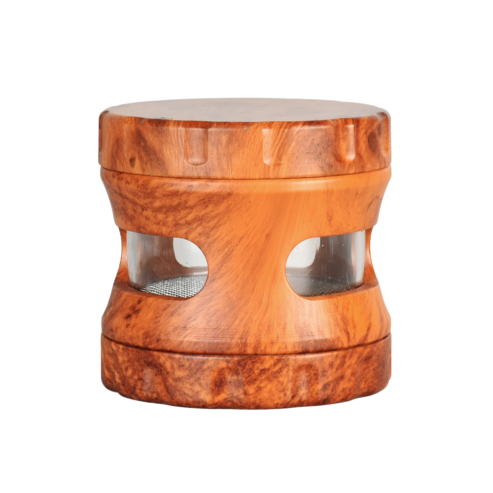 Resin Faux Wood Grinder | Side View