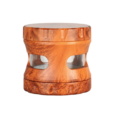 Resin Faux Wood Grinder | Side View