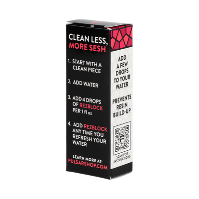 RezBlock Concentrate | Packaging Back View