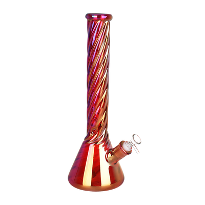 Ruby Luster Beaker Bong | Medium Size
