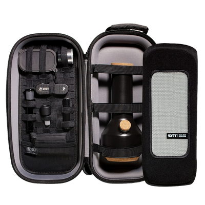 RYOT AXE Pack GOO.O Hard Case | Open View with Accessory Holsters