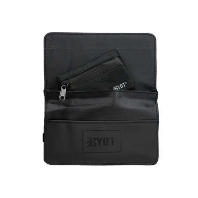 RYOT Roller Wallet | Open View with Detachable Inner Pouch
