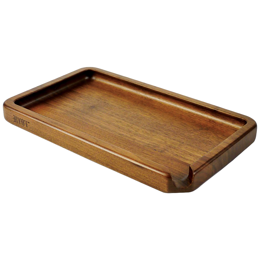 RYOT Walnut Rolling Tray | Side View