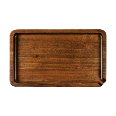 RYOT Walnut Rolling Tray | Top View