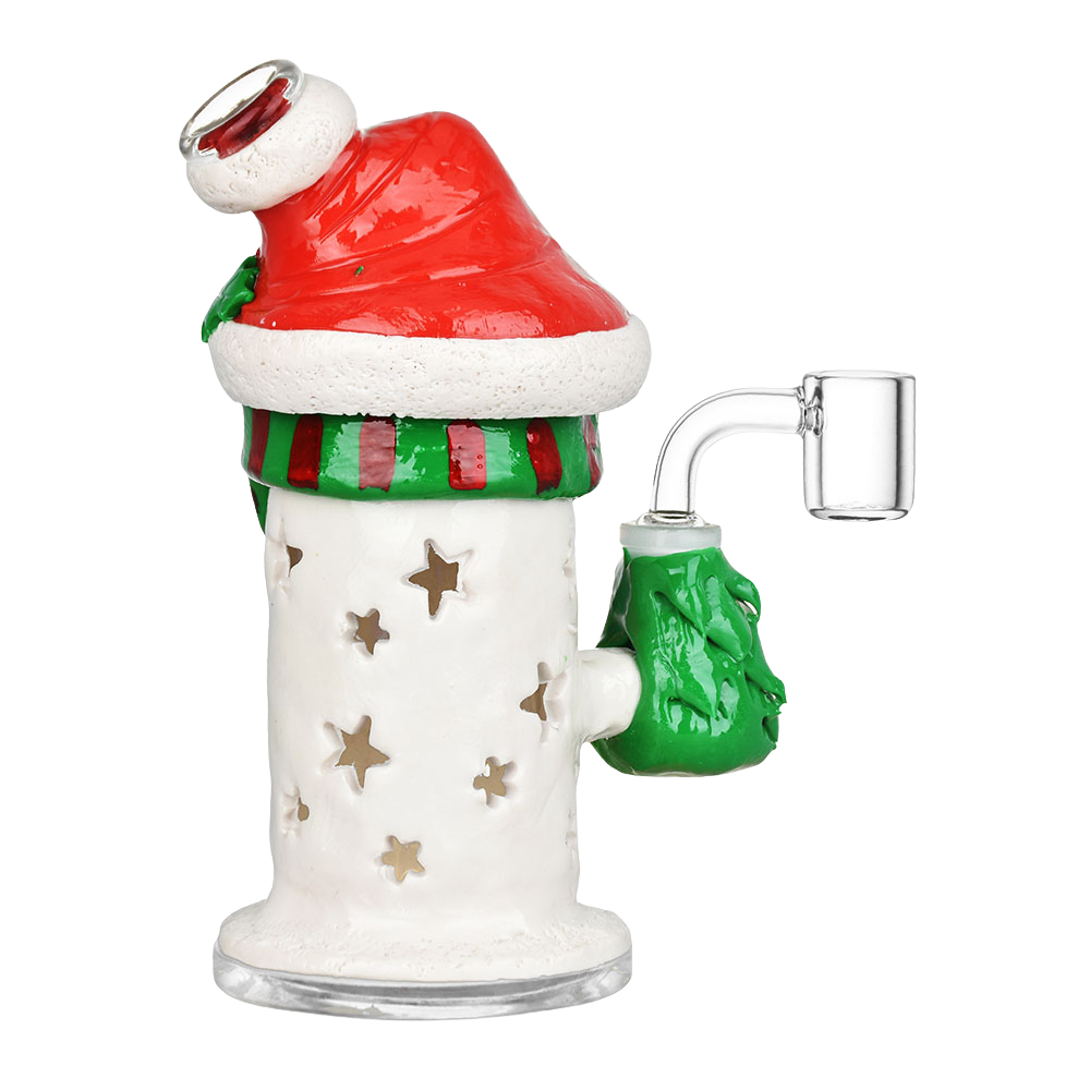 Santa Snowman Dab Rig | Back View