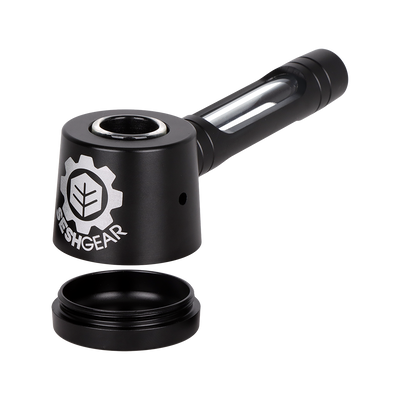 SeshGear 2-in-1 Modular Bubbler Hand Pipe | Built-in Ash Catcher Chamber