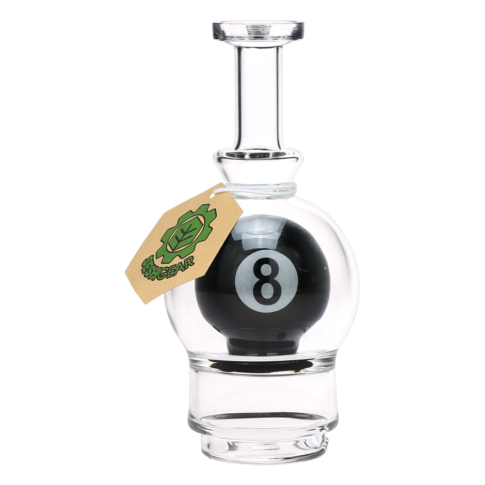 SeshGear 8-Ball Rig for Puffco Peak Series | Front View with Tag