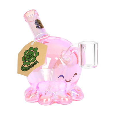 SeshGear Adorable Octopus Mini Dab Rig | Pink