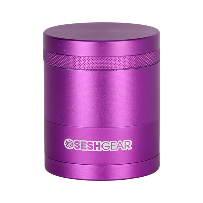 SeshGear Aluminum Mill Grinder | 5pc | Purple Side View