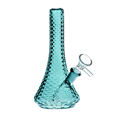 SeshGear Art Deco Mini Beaker Bong | Teal