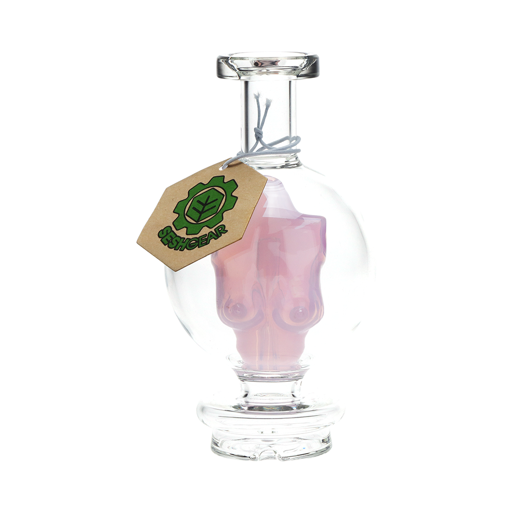 SeshGear Busty Bubbler for Puffco Peak Series | Front View with Tag