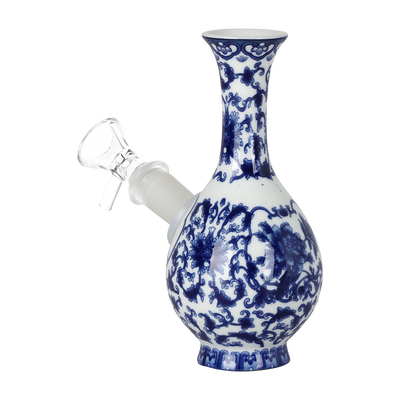 SeshGear Ceramic China Bubble Vase Bong | Back View