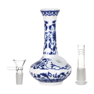 SeshGear Ceramic China Oval Vase Bong | Pieces