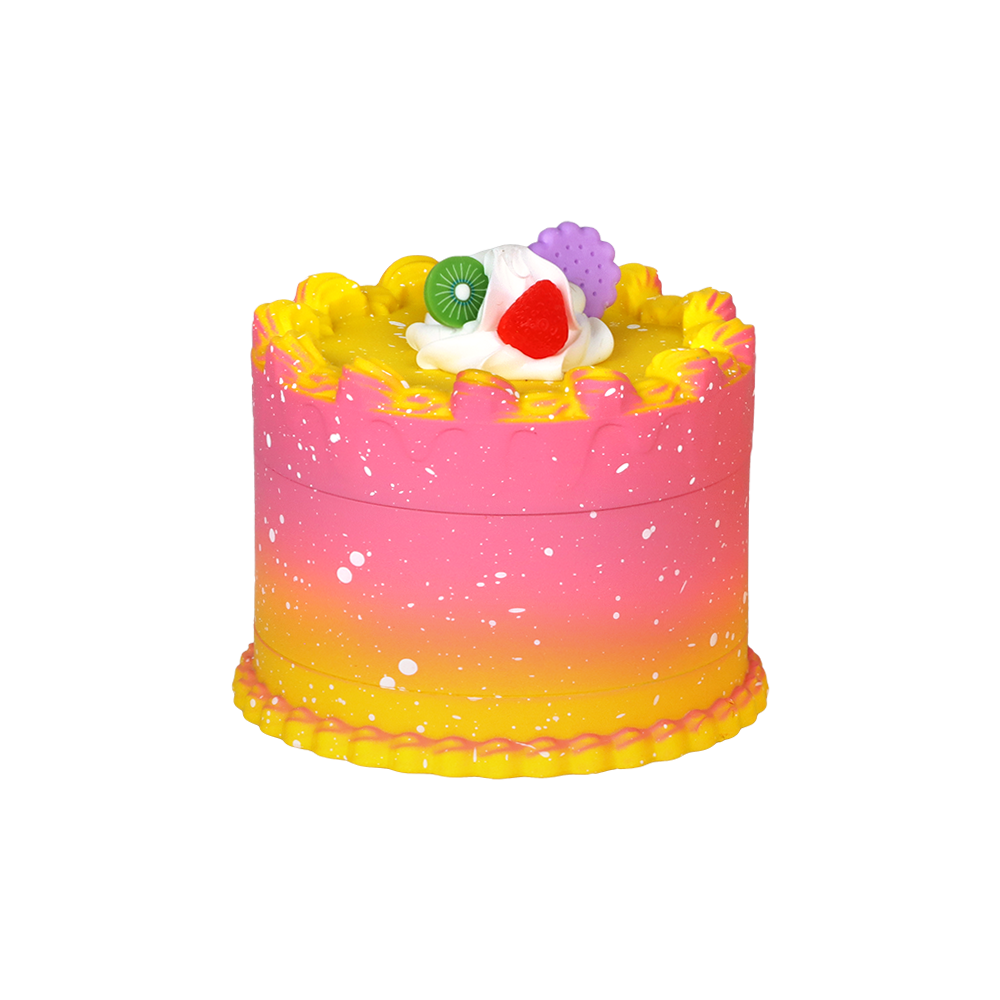 SeshGear Chantilly Cake Grinder | Pink Yellow