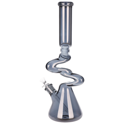 SeshGear Chromatic Bendy Beaker Bong | Gray