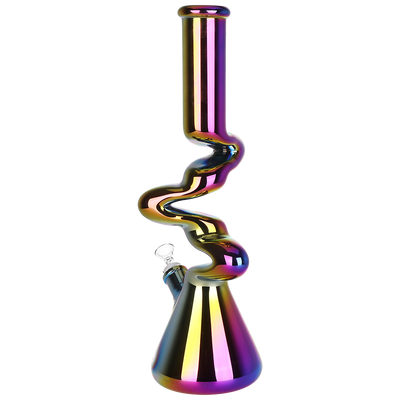 SeshGear Chromatic Bendy Beaker Bong | Rainbow