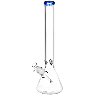 SeshGear Classic Glass Beaker Bong | Extra Large Size | Blue
