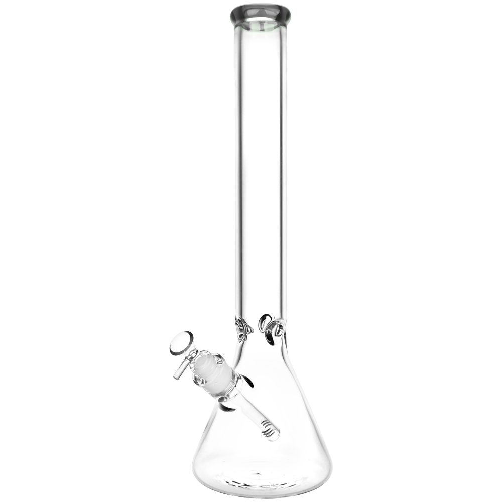SeshGear Classic Glass Beaker Bong | Extra Large Size | Gray
