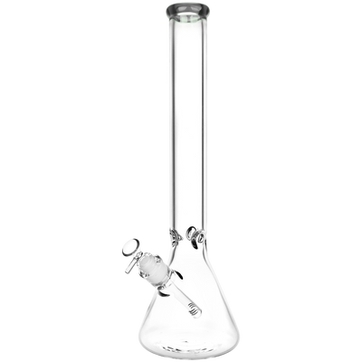 SeshGear Classic Glass Beaker Bong | Extra Large Size | Gray