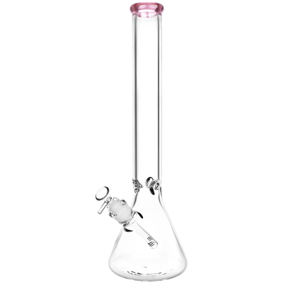 SeshGear Classic Glass Beaker Bong | Extra Large Size | Pink