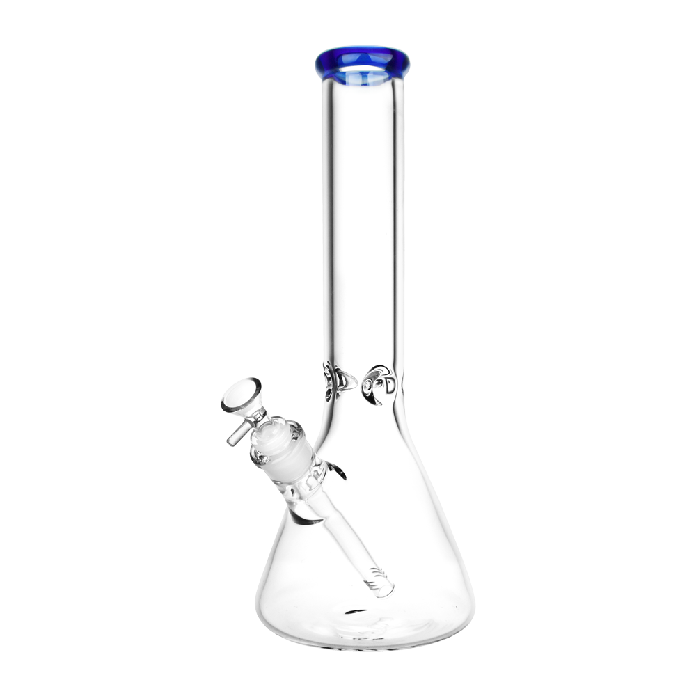 SeshGear Classic Glass Beaker Bong | Large Size | Blue