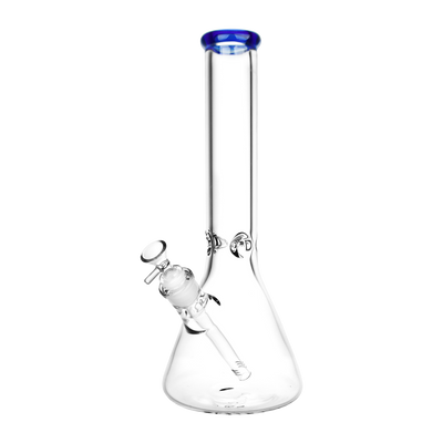 SeshGear Classic Glass Beaker Bong | Large Size | Blue