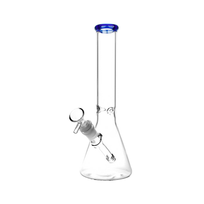SeshGear Classic Glass Beaker Bong | Medium Size | Blue