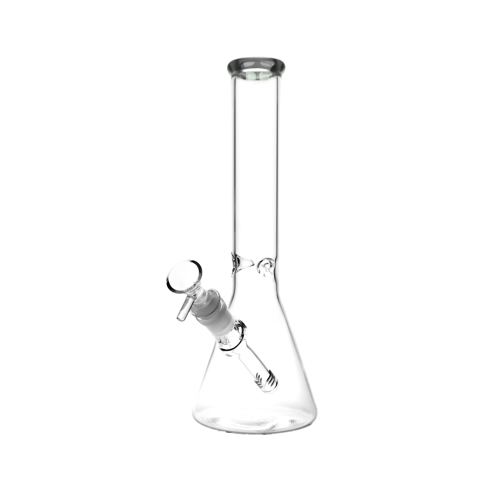 SeshGear Classic Glass Beaker Bong | Medium Size | Gray