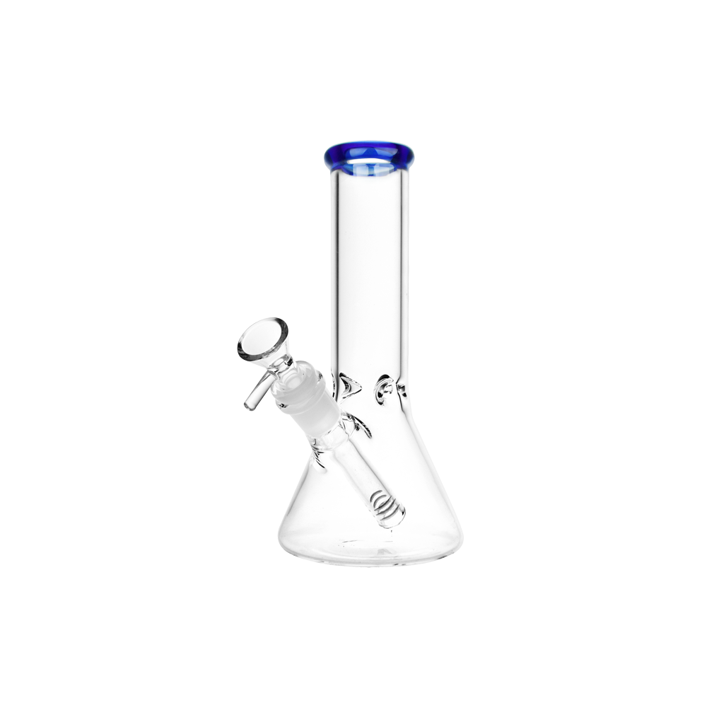 SeshGear Classic Glass Beaker Bong | Small Size | Blue