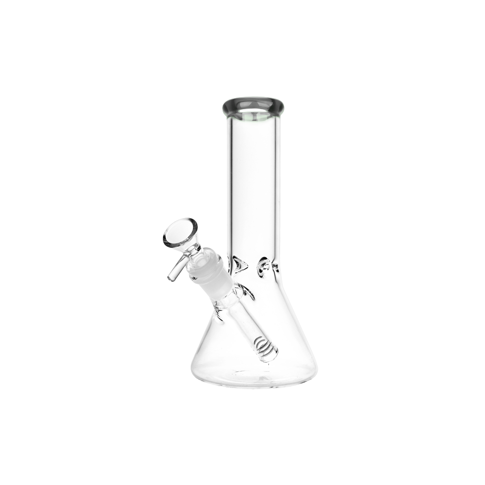 SeshGear Classic Glass Beaker Bong | Small Size | Gray