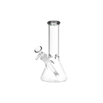 SeshGear Classic Glass Beaker Bong | Small Size | Gray