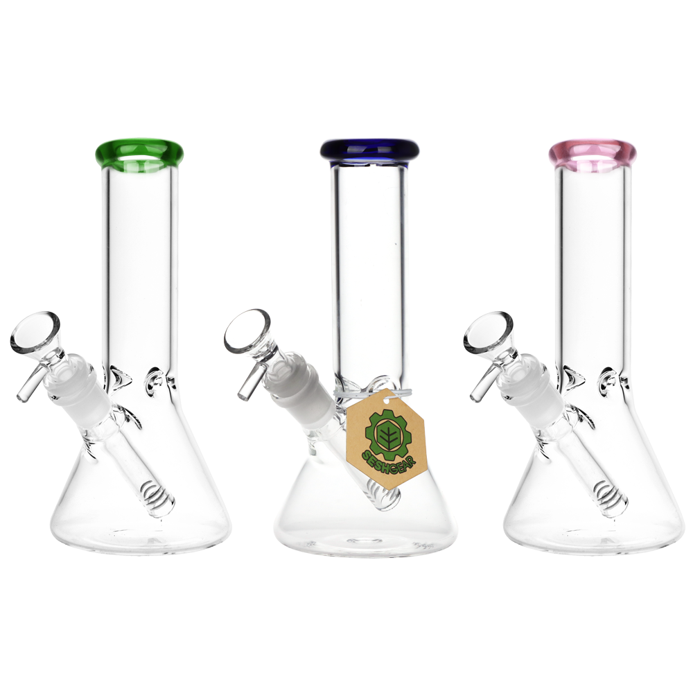 SeshGear Classic Glass Beaker Bong | Small Size | Group