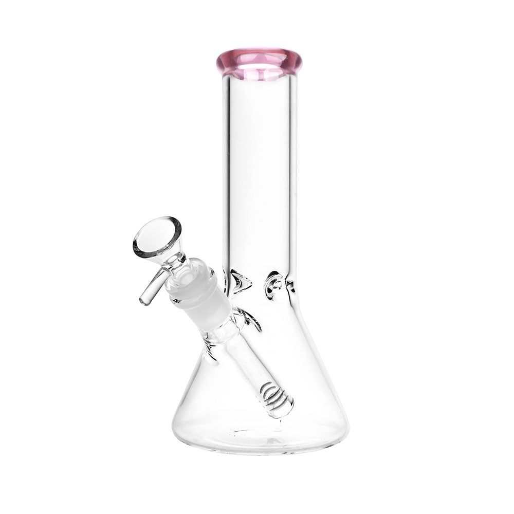 SeshGear Classic Glass Beaker Bong | Small Size | Pink