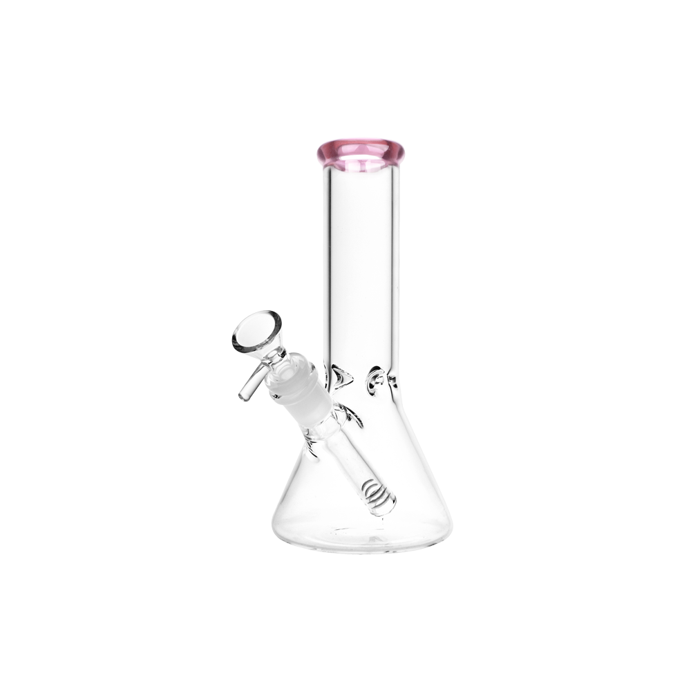 SeshGear Classic Glass Beaker Bong | Small Size | Pink