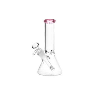 SeshGear Classic Glass Beaker Bong | Small Size | Pink