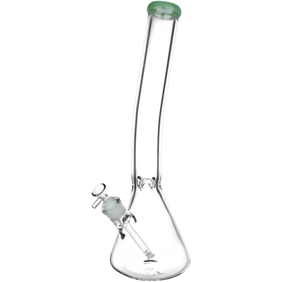 SeshGear Classic Glass Bent Neck Beaker Bong | Extra Large Size | Front View