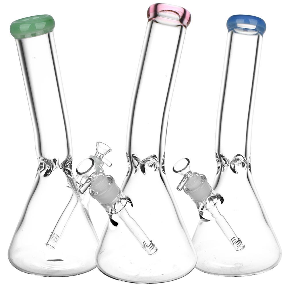 SeshGear Classic Glass Bent Neck Beaker Bong | Large Size | Group